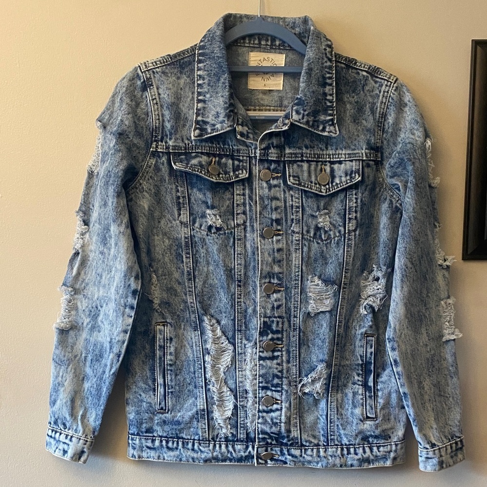 Fantastic Fawn Distressed Denim Jacket
